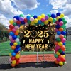 2025 Happy New Year Backdrop, Happy New Year Photo Banner