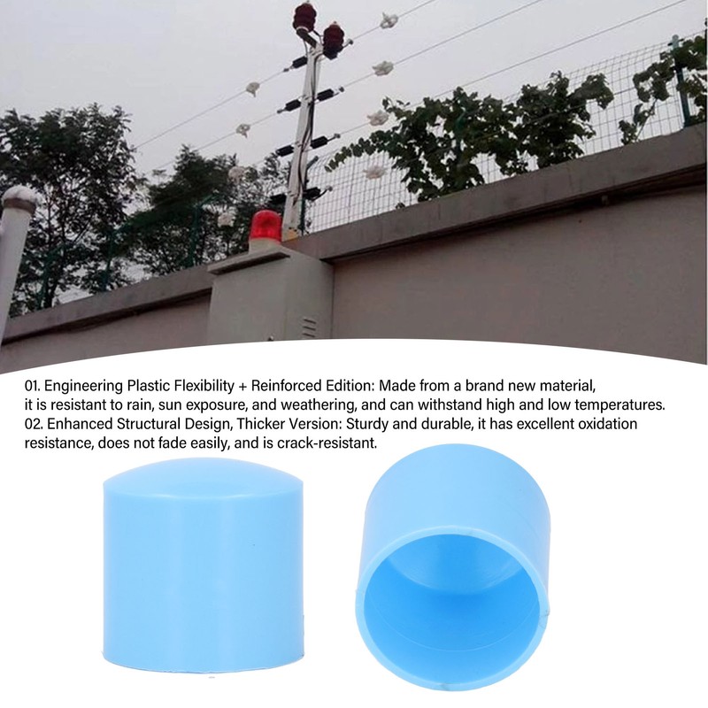 100PCS End Caps High Voltage Pulse Electronic Fence System Tension