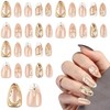 30 Uñas Press on Set de Uñas Postizas Ojo de