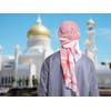Kellegour Men's Hijab Headscarf, Islam Hijab, Islamic Arabic Head Cap,