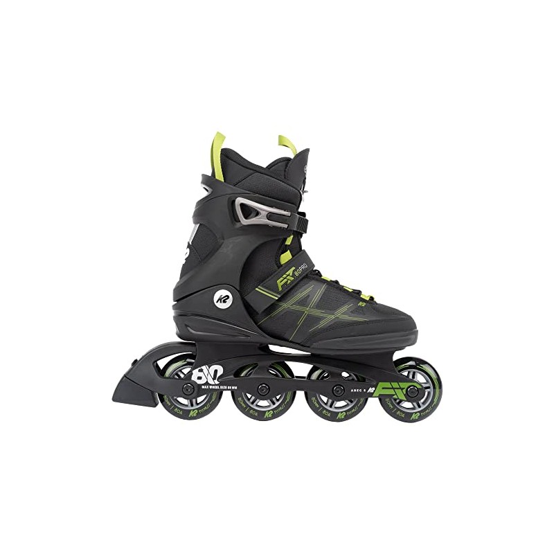K2 Skate F.I.T. 80 Pro, 8.5 Black Olive