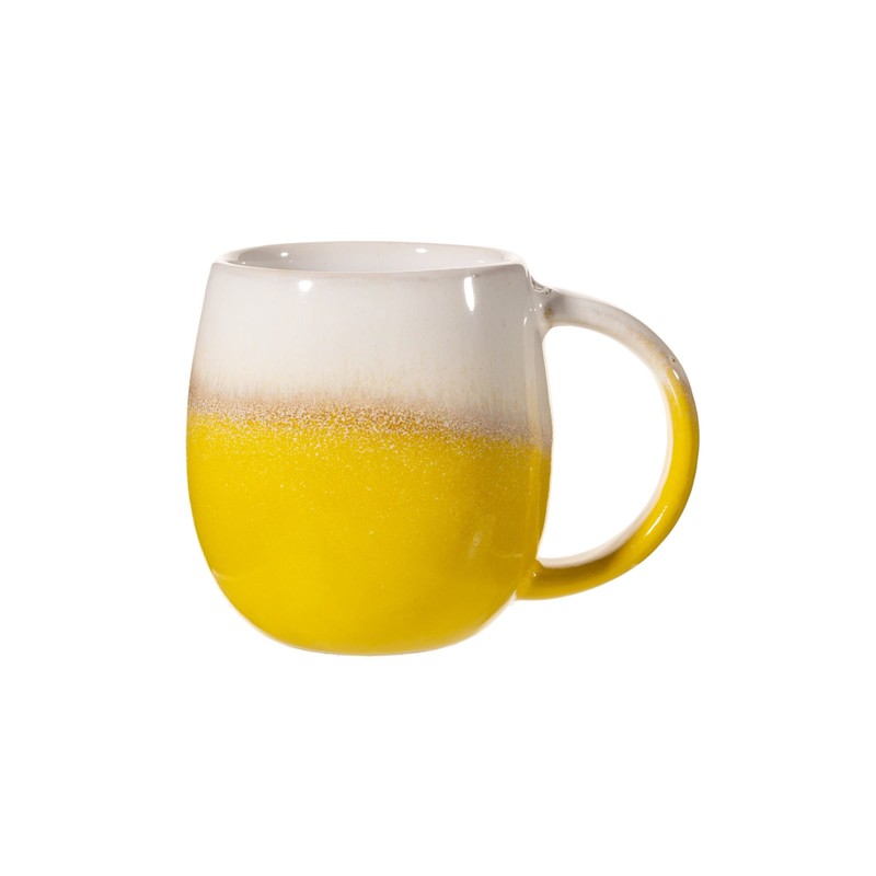 Sass & Belle Dip Glazed Ombre Yellow Cup