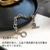 YINKE Bracelet, Men's, Women's, Accessories, Stainless Steel, Mantel, Chain, Silver,