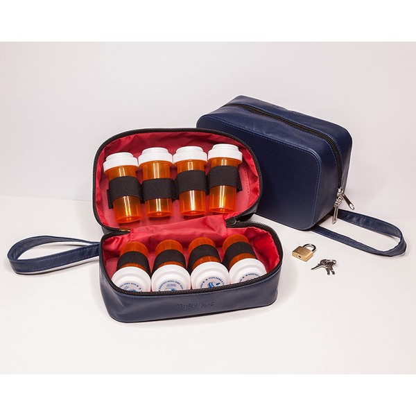 SafeTote Rx Portable Medication Lock Bag with TSA Lock