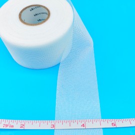 Misswendyfuse Fusible Batting Seam Tape for Quilt Sewing, Single-Side Adhesive Warp-Knitted Stretchy Fabric,White（2 Rolls,1.57" Wide, 15 Yards) (2)