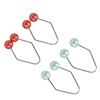 2 Pair Dimple Trainer Piercing Free Easy To Wear Enhanced