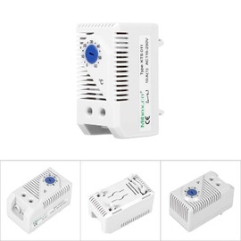 12V Mechanical Thermostat Switch 1Pc 0-60℃ Adjustable Compact Electric Mechanical Thermostat Temperature Controller Switch New(KTS011)