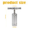 Zatixbu Pollen Press Tool, Heavy Duty Kief Presser with Aluminium