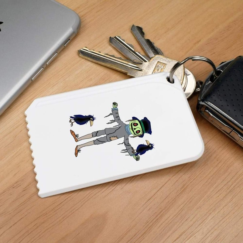 Azeeda 'Spooky Scarecrow' Plastic Ice Scraper (IC00046190)