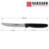 Giesser seit 1776 - Made in Germany - Tomatenmesser schwarz,