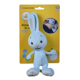 Kikaninchen Plüschtier, 25cm, Plüschfigur aus kuschelweichem Plüsch mit Mikroschaumfüllung, ab den ersten Lebensmonaten