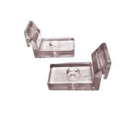 Gordon Glass® Translucent Bronze Shower Door Jamb Guide/Bumper for Sliding Shower Doors - Pack of 2