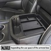 HGWEI Power Sliding Center Console Organizer Compatible with 2021-2026 GMC