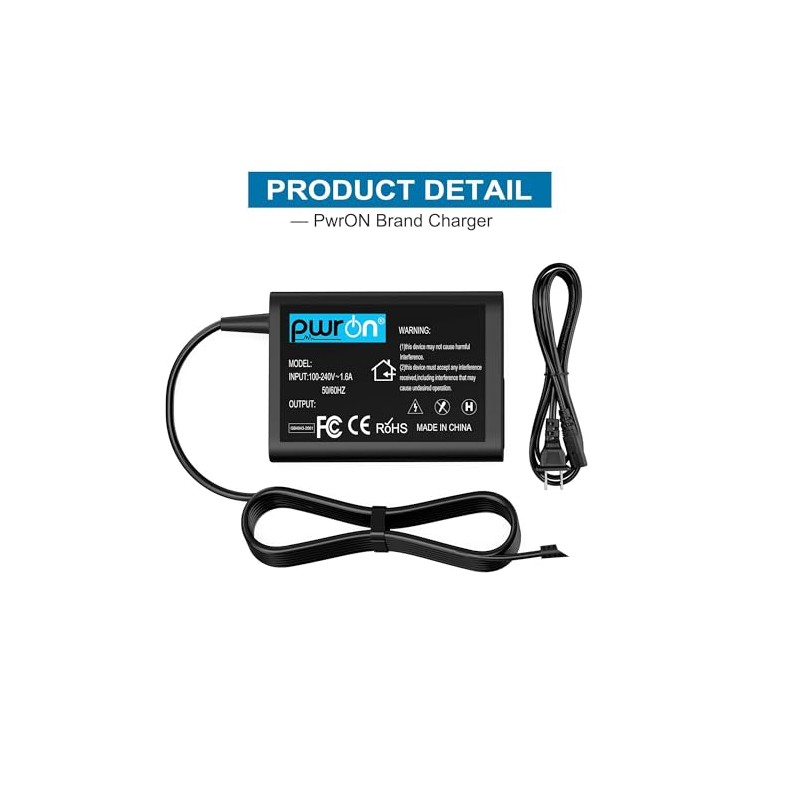 PwrON AC Adapter Charger for LEVOIT Superior 6000S Smart Evaporative