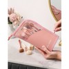 Linsiter - Bolsa organizadora de brochas de maquillaje, portátil de