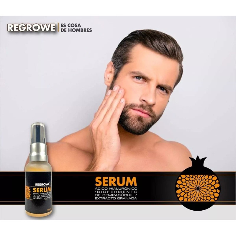 Regrowe Serum Acido Hialurónico, Extracto Granada, Cempasúchil Suero