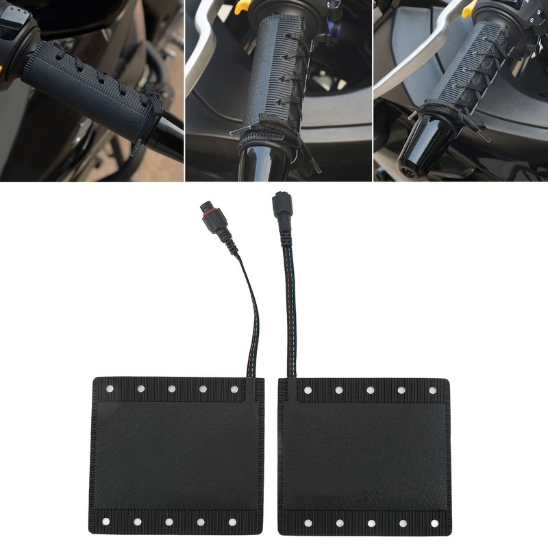 1 Pair Motorcycle Electric Heating Handle Sleeve Waterproof SAE 5