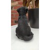 Vivid arts hollow resin black labrador 21cm