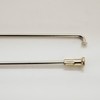 HOSHI SPOKES #14 Stainless Steel Spokes, Plain, 10.4 inches (264 mm), Pack of 18, Brass Nipple Included