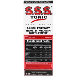 S.S.S. Tonic, Iron and Vitamin B Supplement, High Potency Vitamins, Bottle, 10 Fl Oz - 3 Pack