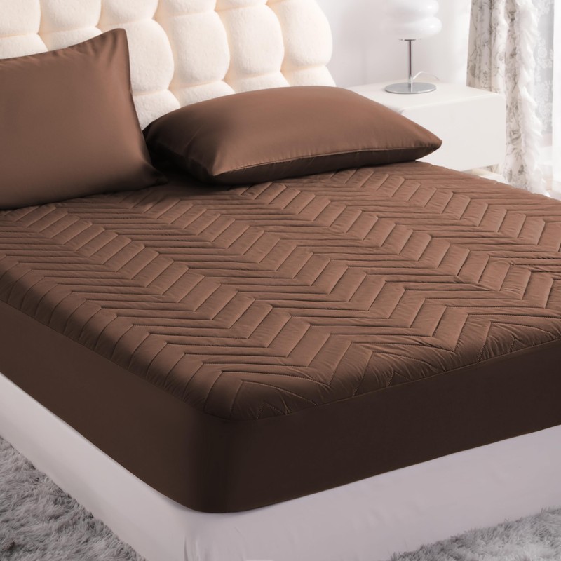 NTBAY Waterproof Mattress Protector, Quilted Queen Fitted Mattress Cover with
