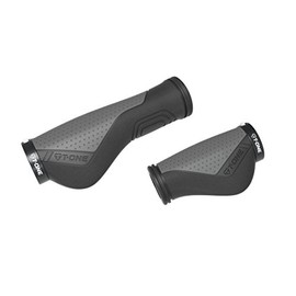 T-one Unisex - Adult Ripple Ergo Handlebar Grips, Black, 1 Size