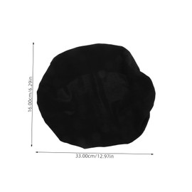 UKCOCO Black Toilet Tank Lid Cover Washable Replacement for Bathroom Decor Design Fits Standard Toilet