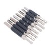 8Pcs Self Centering Hinge Drill Bit Black Hex Shank Hinge