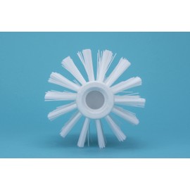 SPARTA Industrial Tank Brush Head Pipe Brush Head, Drain Brush with 3/4" Thread Hole (Handle Not Included) for Commercial Use, Plastic, 6.7 x 3.5 Inches, White