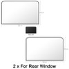 Magnetic Car UV Protection Curtain Double Sided Sunshade Cover Auto Window Shade Protector Accessories, Back row 1 pair / 마그네틱 자동차 자외선 차단 커튼 양면 차양 커버 자동 창문 쉐이드 보호대 액세서리, Back row 1 pair