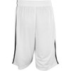 Spiro Men's Basketball Quick Dry Shorts, Black/White, Small