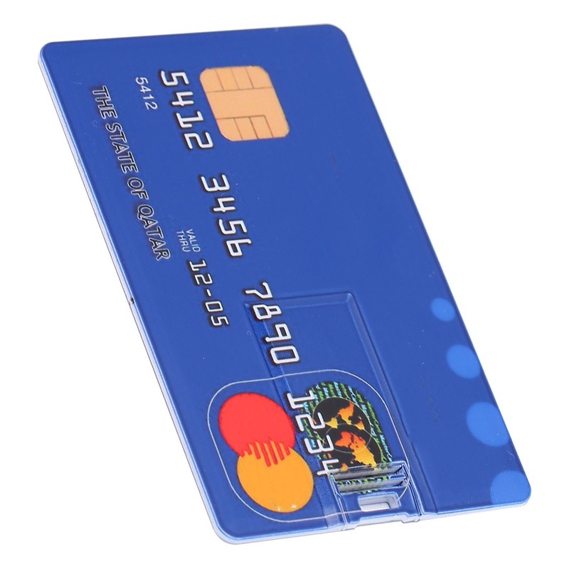 Card Shaped U Disk Simple Unique USB Flash Drive for