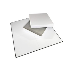 Apostrophe Games Blank Game Board & Box (20" x 20" Board) Create Your Own Board Game, DIY Board Game, Family Board Games