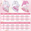Fnaobai Little Girls' Dress and Cardigan Sets 2-Piece Sleeveless Dress