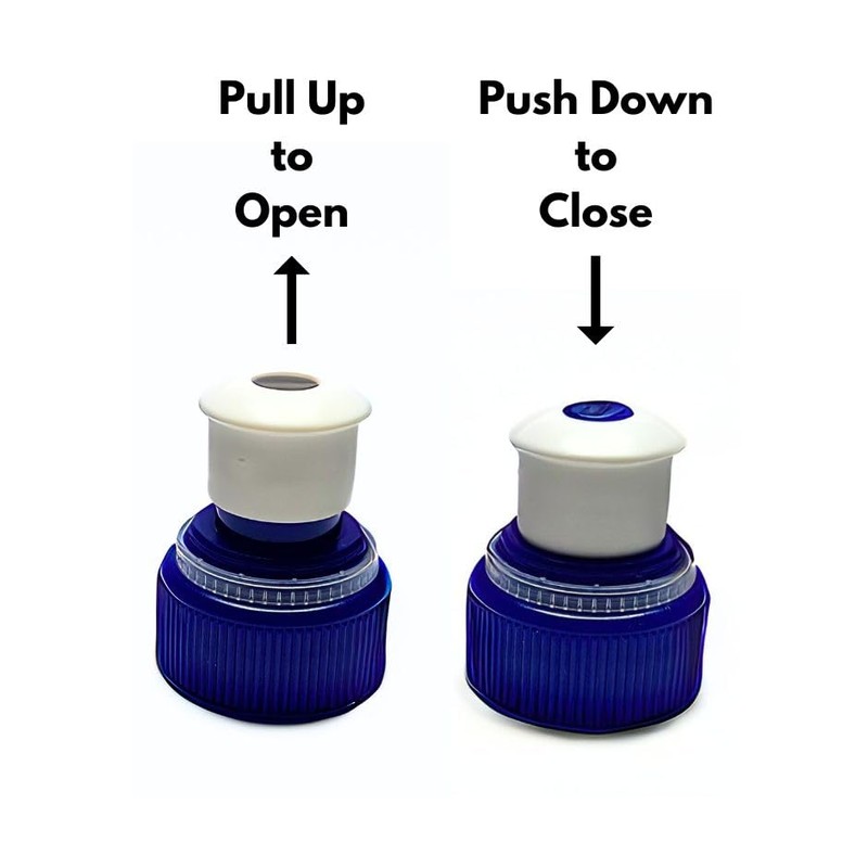 Push Pull Replacement Caps for Bottles (10) | 28mm |