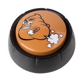 REFARICO Funny Button with Five Farting Sound Effects, Novelty Button for Quiz Competition and Family, Button Desk Accessories, Gag Gifts for Man and Women - Fart