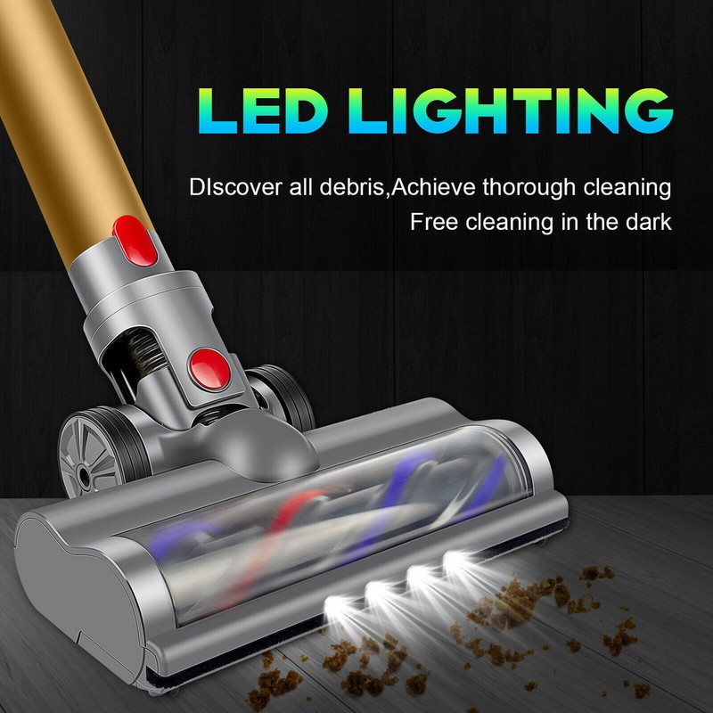 Vacuum Cleaner Floor Brush Head Replacement with LED Light for