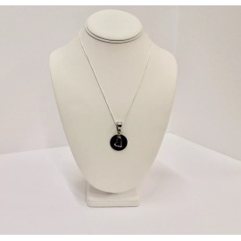 JKCE Designs Guard Your Heart Prov 4:23 Circle Pendant Necklace, Bible Verse