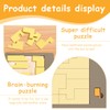 XUKZIMA 1 Piece Tangram Wooden Puzzle Set Tangram for Thinking