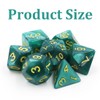 JRYXDS Dice Set, 7-Piece Polyhedral Dice for Dungeon and Dragons,