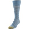 GOLDTOE Men's Cambridge Crew Socks, 6-Pairs, Chambray Assorted, Large