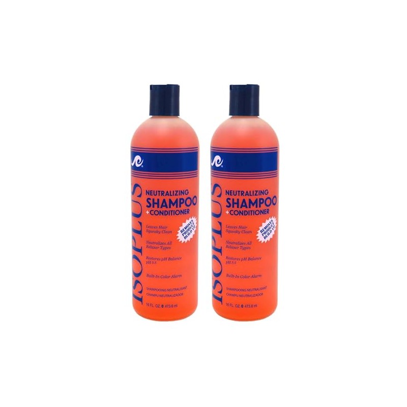 Isoplus Neutralizing Shampoo + Conditioner 16 Ounce (473ml) (2 Pack)