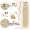 TESS Ponytail Extension Blonde 60 cm, Blonde (#24/613) Straight Braid