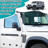 Hudiriy Car Engine Right Side Air Vent Grilles Cover Compatible