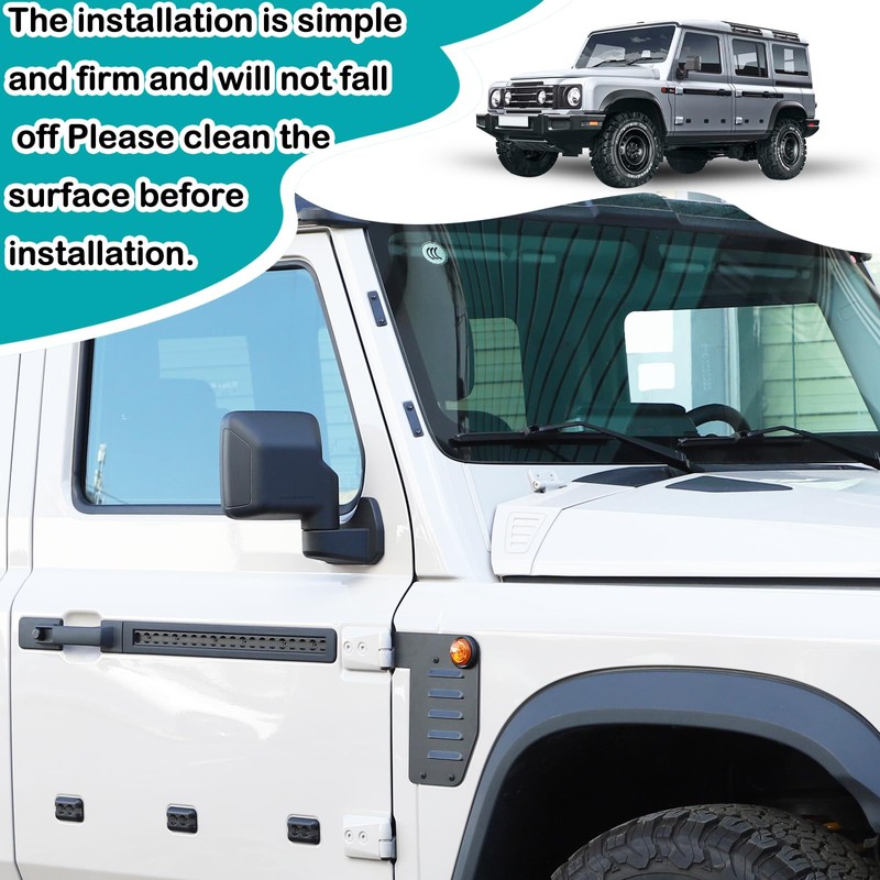 Hudiriy Car Engine Right Side Air Vent Grilles Cover Compatible