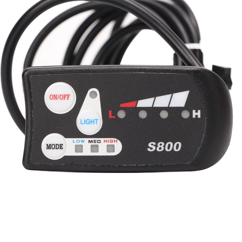 24V 36V 48V Sine Waving Controller Thumb Throttle PAS LED