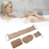 Exfoliating Jute Back Scrubber Concave Convex Surface Gift Package Jute