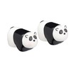 KitchenCraft KCSNPPANDA Ceramic Panda-Shaped Novelty Salt and Pepper Shakers -