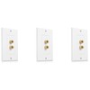 jingfei 3X 2 Posts Speaker Wall Plate Home Theater Wall
