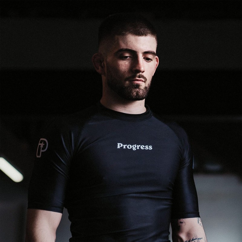 Progress Jiu Jitsu Academy Short SleeveRashguard | Flexible and Durable